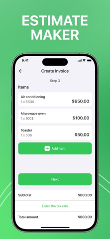 Invoice Maker Simple Generator Screenshot 2 of 4