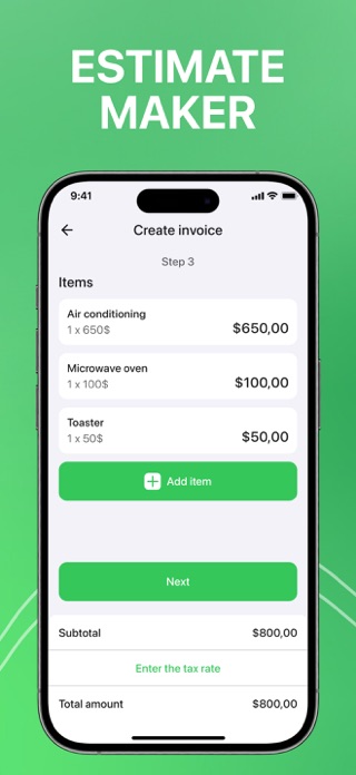 Invoice Maker Simple Generator Screenshot 2 of 4