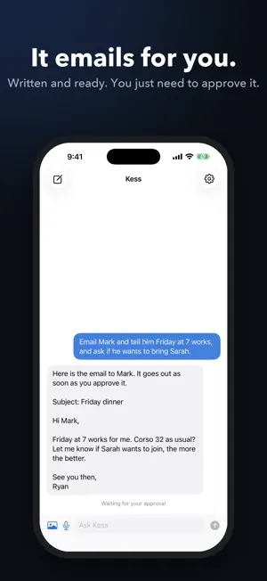 Kess: Assistant (not a bot) screenshot 4
