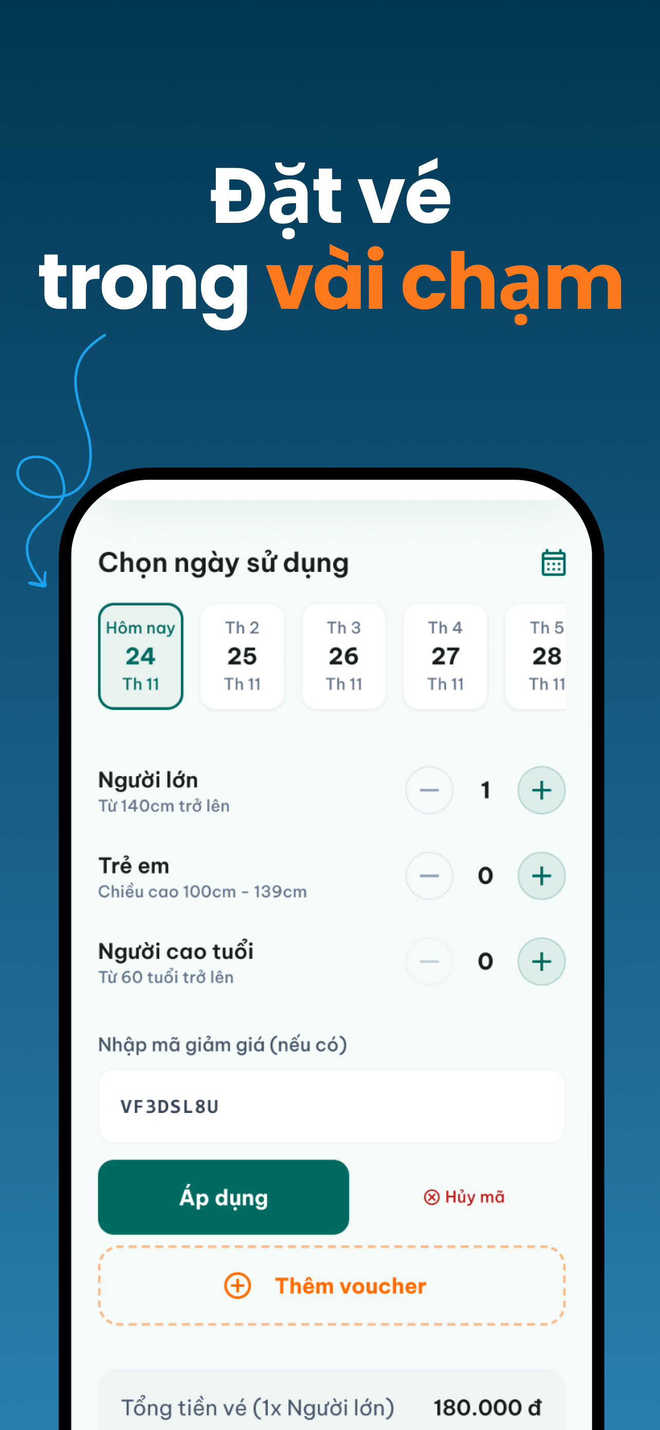 Vevuive: Đặt vé du lịch screenshot 7