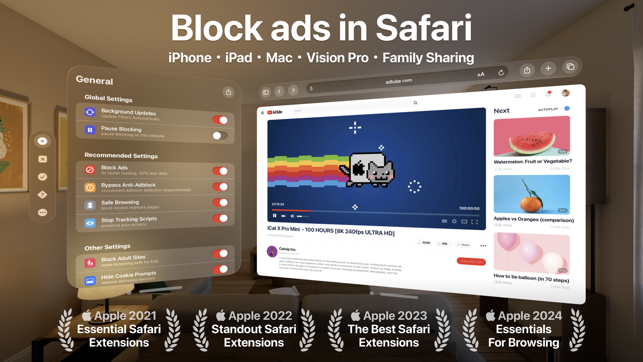 ‎AdBlock Pro for Safari Screenshot