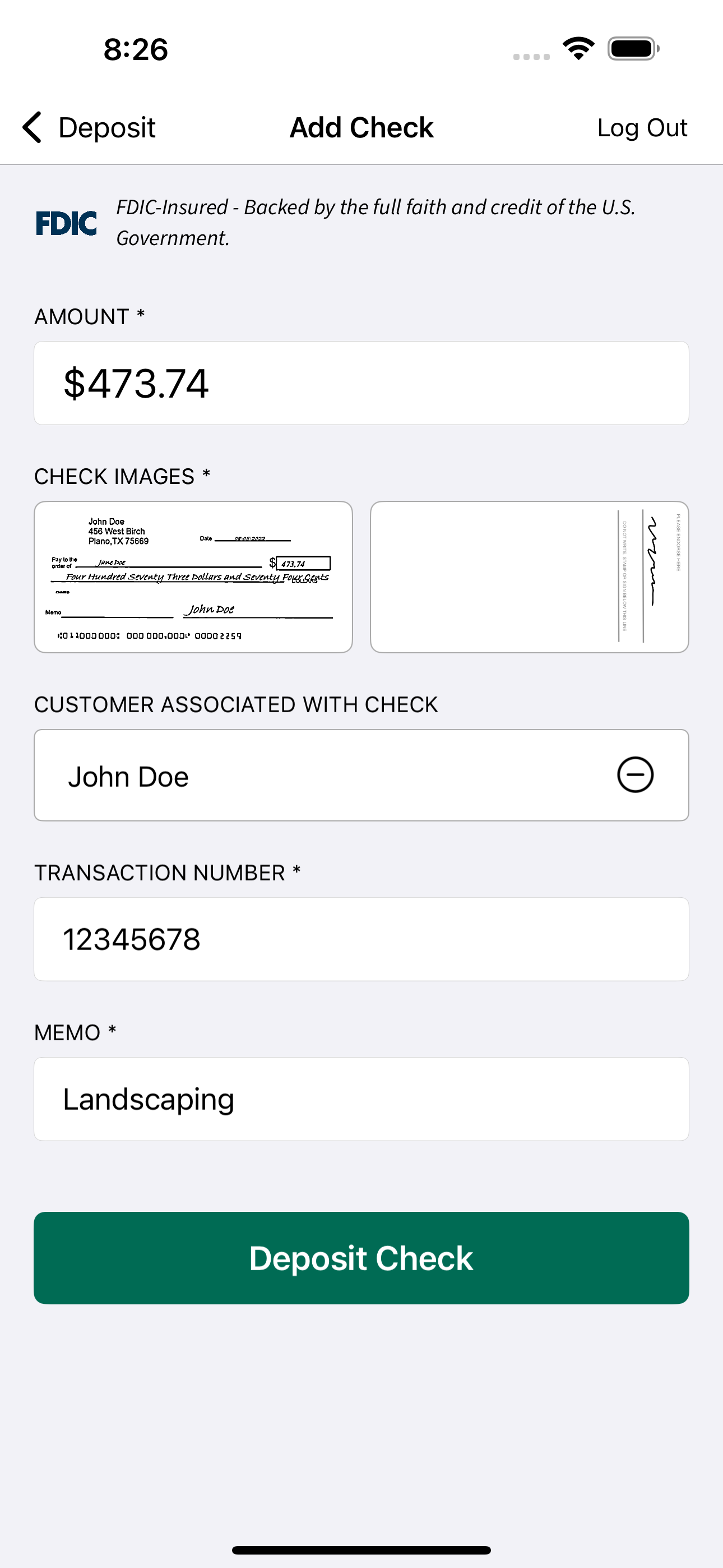 RB BusinessDeposit screenshot 4