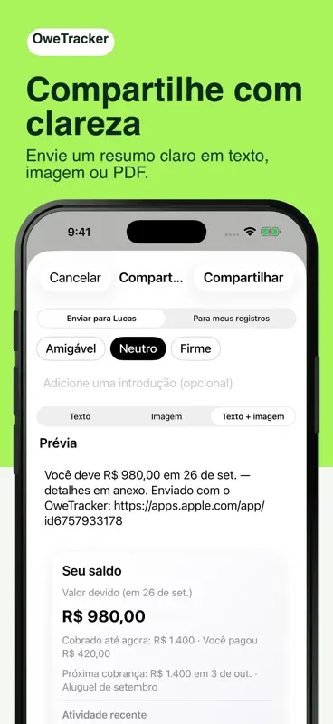 Quem Me Deve - OweTracker screenshot 4 of 6