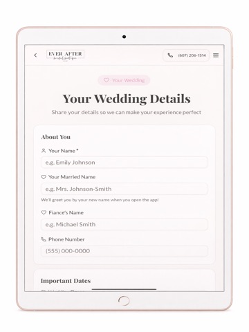 Ever After NY Bridal iPad screenshot