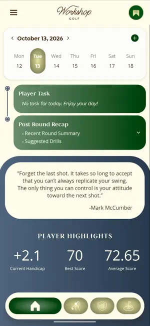 Workshop Golf: GPS & Practice screenshot 1
