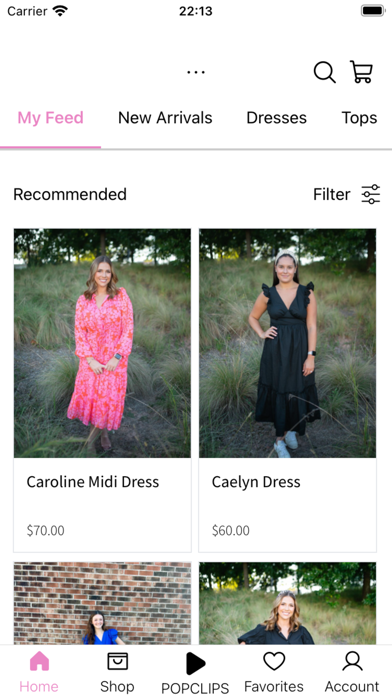 The Pink Iris Boutique Screenshot