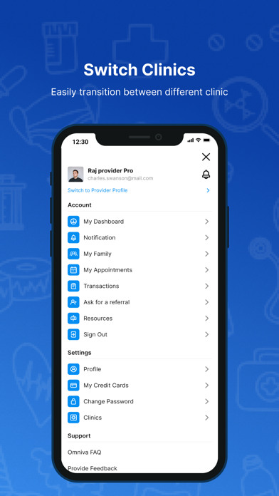 Omniva Telehealth Screenshot