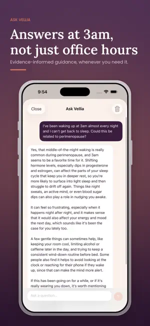 Vellia – Menopause & Wellness screenshot 4