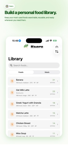 Kaeru – AI Calorie Tracking screenshot
