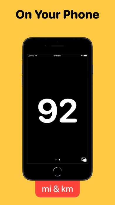 Screenshot #1 pour Simple Speedometer Pro