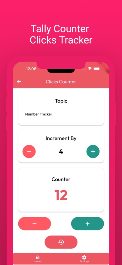 Tally Counter Clicks Tracker