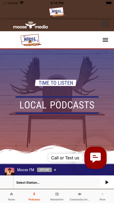 Moose FM 100.1 Fort St. John Screenshot