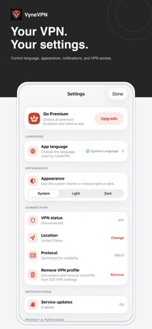 VyneVPN: Private VPN Proxy Screenshot 4 of 4
