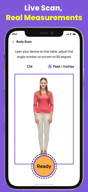 Sizie: Body Size Measurements screenshot 3