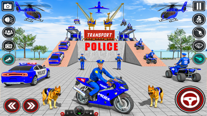 Police Transport Truck Driving Screenshot