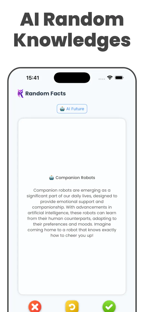 #1. FactSwipe - Random Knowledge (iOS) โดย: Helikanon Ltd.