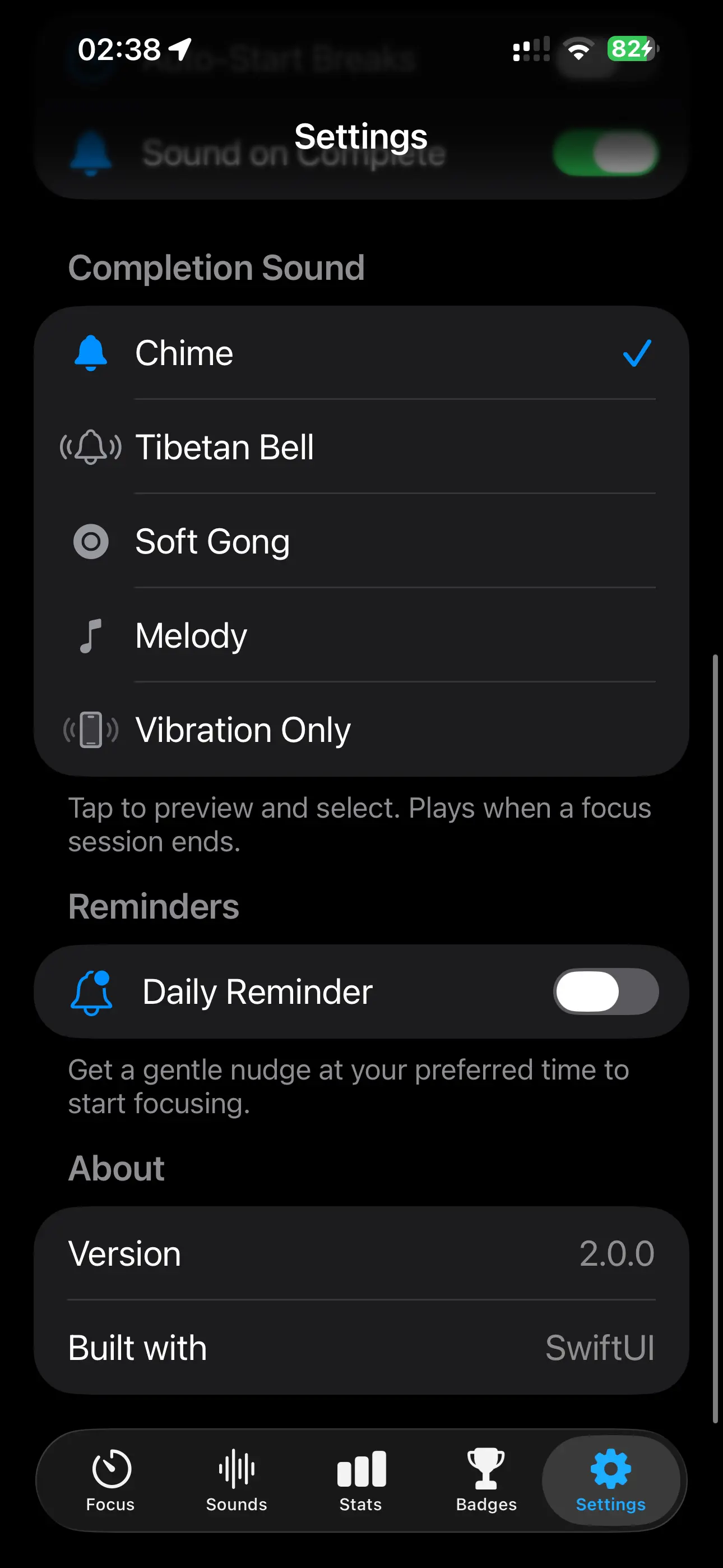 #10. FocusScape (iOS) Av: Gianfranco Antenucci