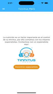 tinnitus perú iphone screenshot 3
