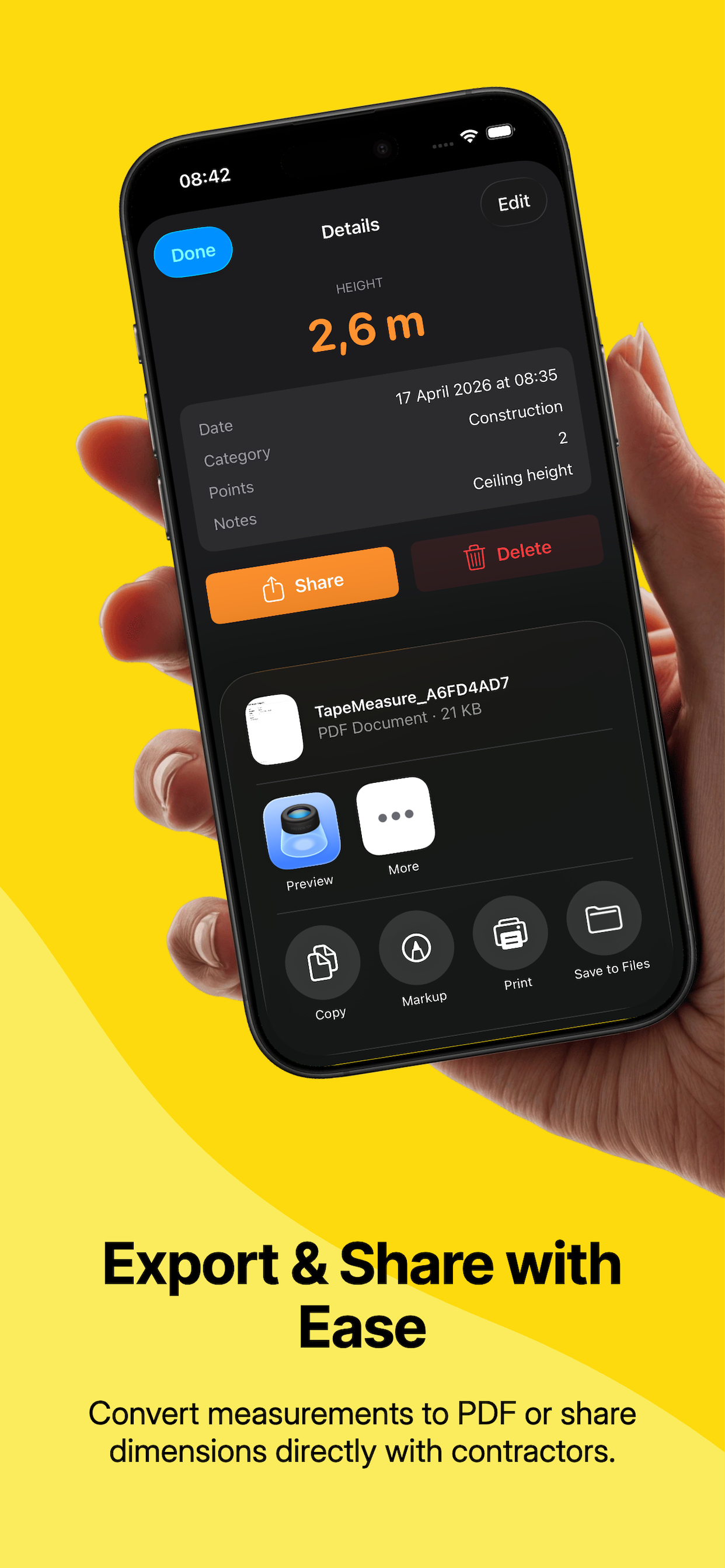 AR Ruler: Tape Measure+ screenshot 3