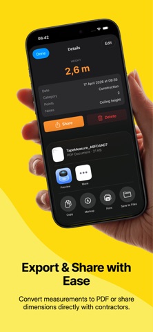 AR Ruler: Tape Measure+ iPhone screenshot