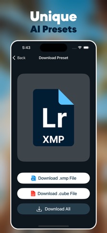 Presets for Lightroom : LRP AI iPhone screenshot