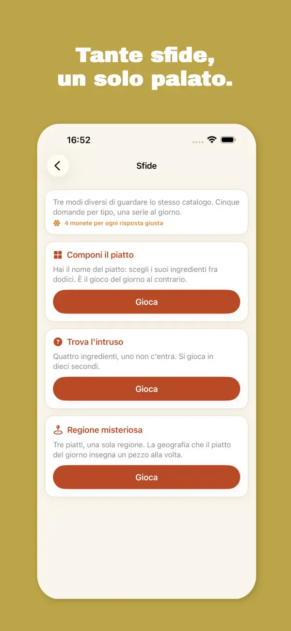 Schermata 6 di Saporio - Quiz cucina italiana