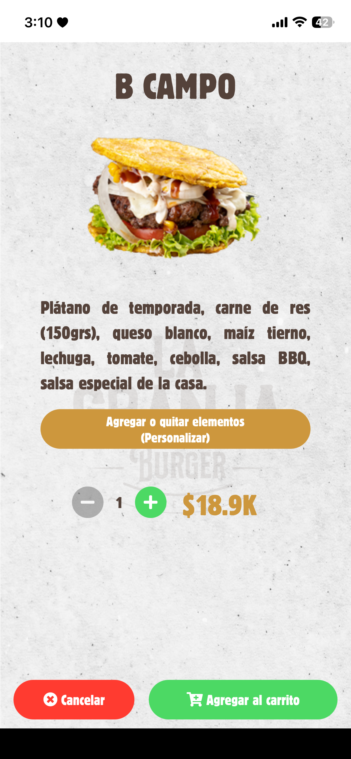 La Granja Burger screenshot 5