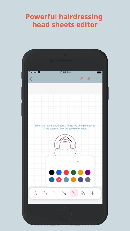 #1. Hairtechapp - Cutting Diagrams (iOS) 由: Oleksandr Prent
