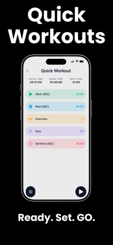 Interval Workout Timer - Block Screenshot 2 of 8