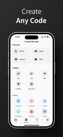 QR Code Generator / Scanner Screenshot 1 of 5