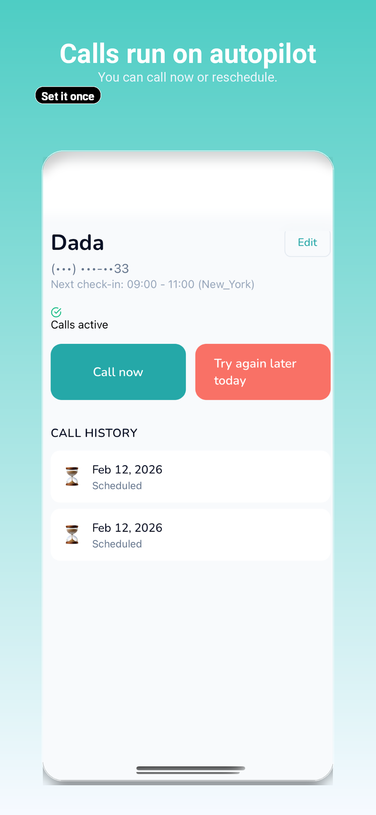 ElderCheck – Daily Care Calls screenshot 5