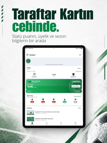 Konyaspor Taraftar Uygulaması iPad screenshot 3