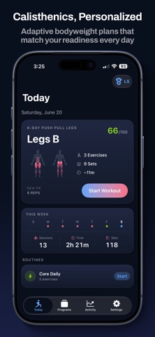 Tiqan: Calisthenics Workout screenshot