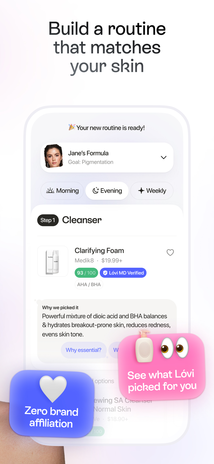 Lovi - AI Skin Care Scanner screenshot 2