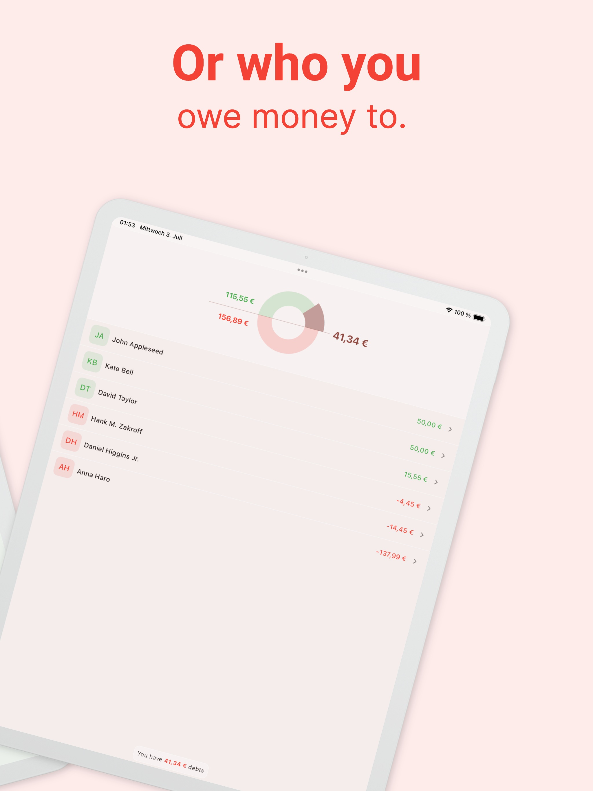 PayMe - Debt Tracker