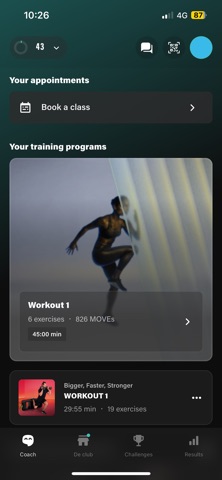 MyLife Fitness app screenshot