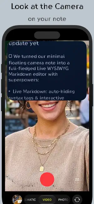 1secNote: Floating Markdown screenshot 2