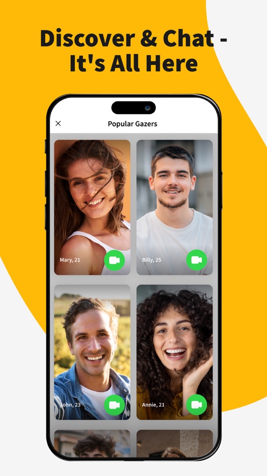 #3. Gaze: Live Video Chat App (iOS) 由: VLMedia Inc.