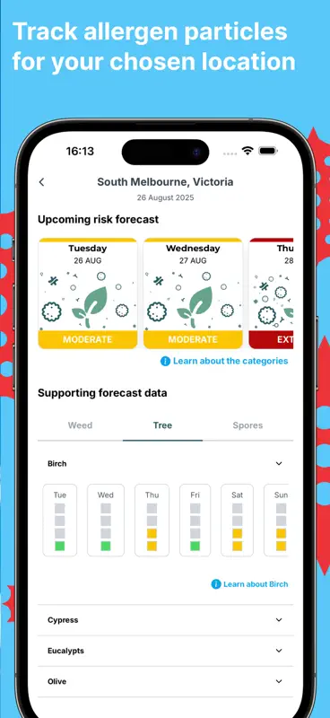 Perth Pollen Count screenshot 10 of 10