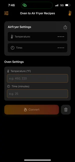 Oven to Air Fryer Recipes screenshot 1