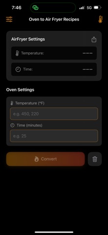 Oven to Air Fryer Recipes screenshot