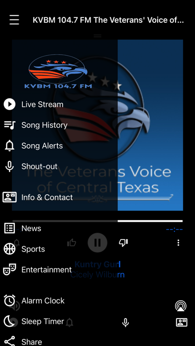 KVBM FM iPhone screenshot 2 - Entertainment app