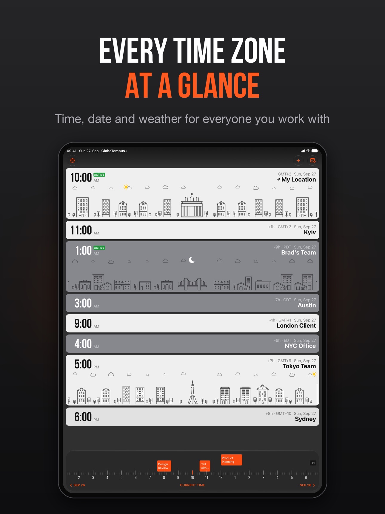 Screenshot 7 of GlobeTempus Plus: World Clock