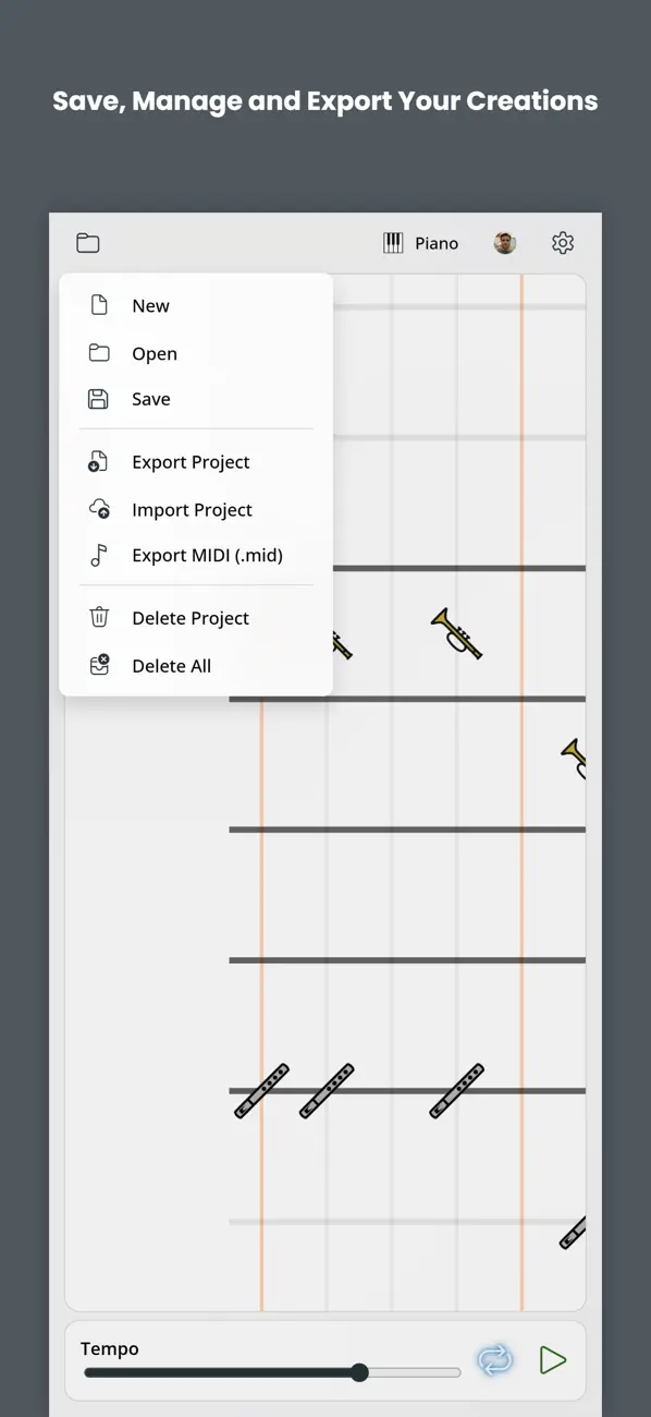 Screenshot #3 pour EZ Composer App