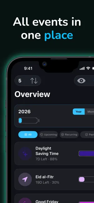 Countdown: Minimal Event Timer screenshot 3