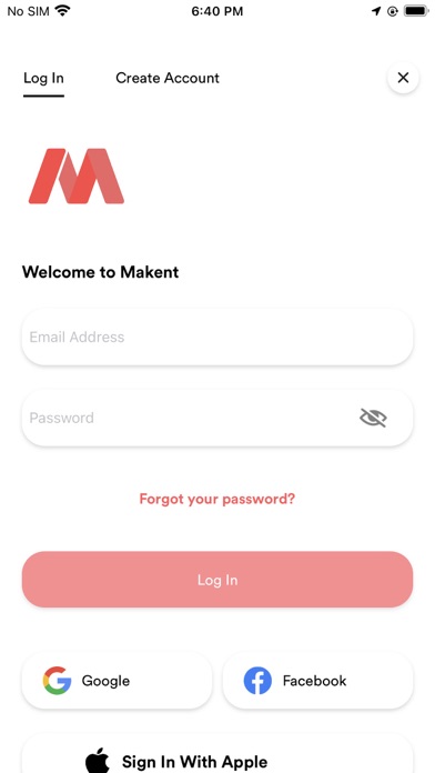 Makent Tenant Screenshot