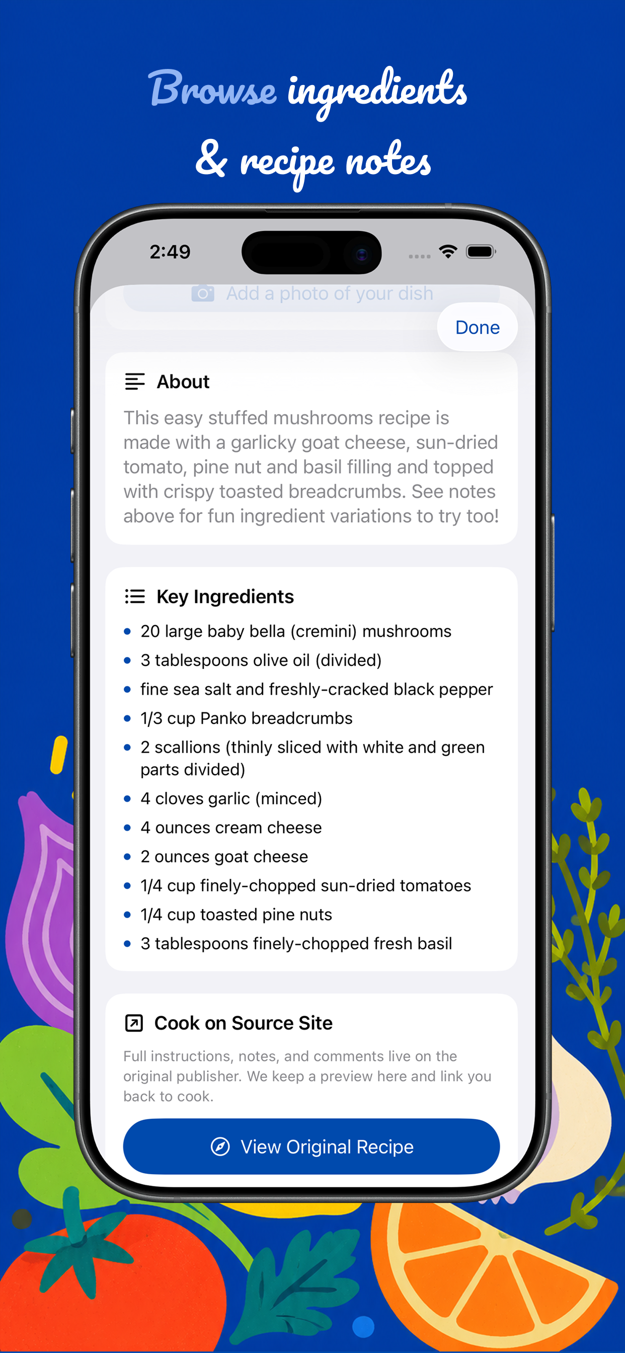 Recipe Thyme: Swipe for Recipe screenshot 3