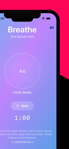 Breathe - 1min calm by nusoki screenshot
