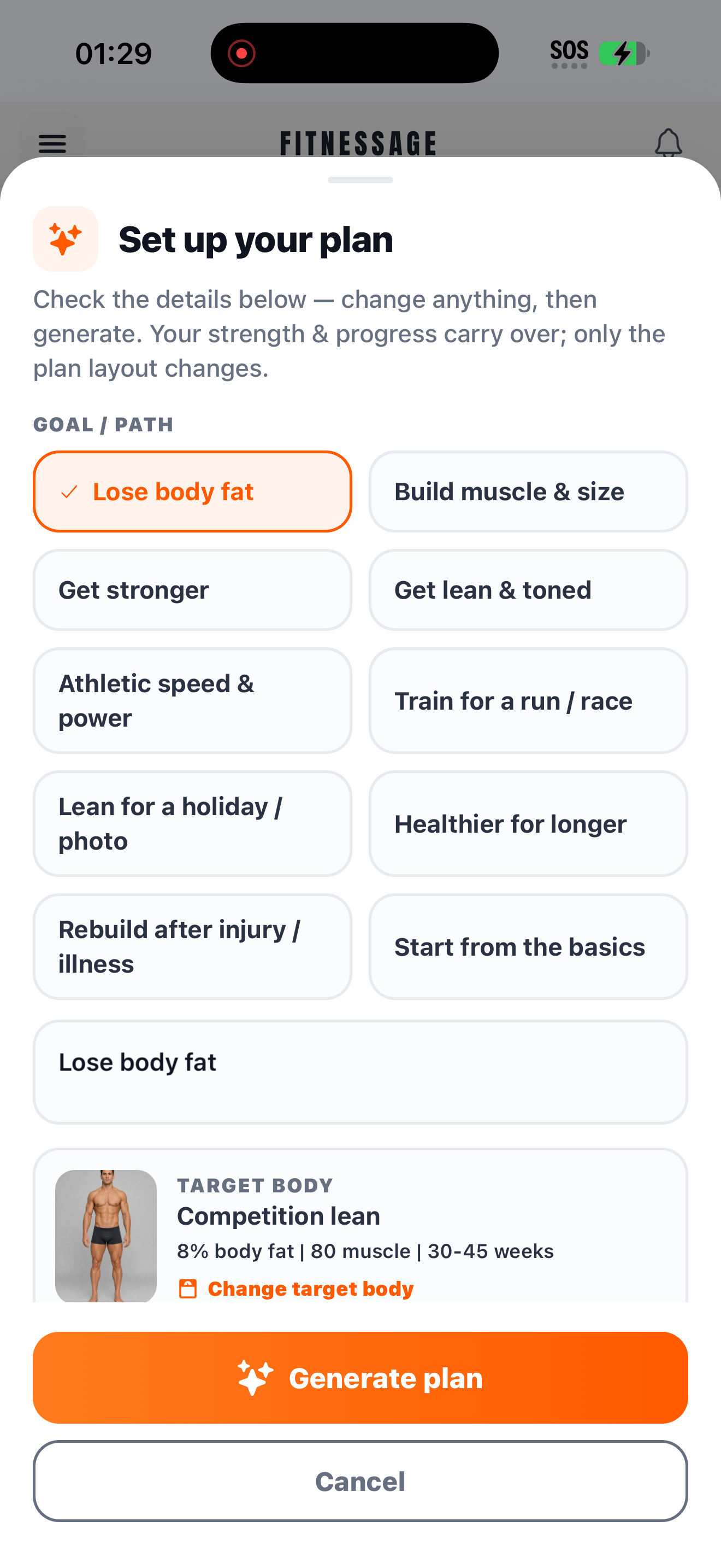 Fitnessage: Fitness Age screenshot 4
