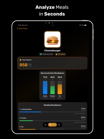 Calio: AI Calorie Tracker iPad screenshot